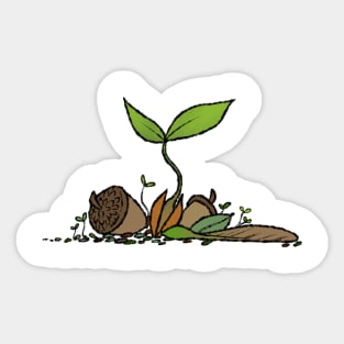 Joyous June Seeds Sticker